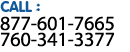 Call Toll Free: (877) 601-7665